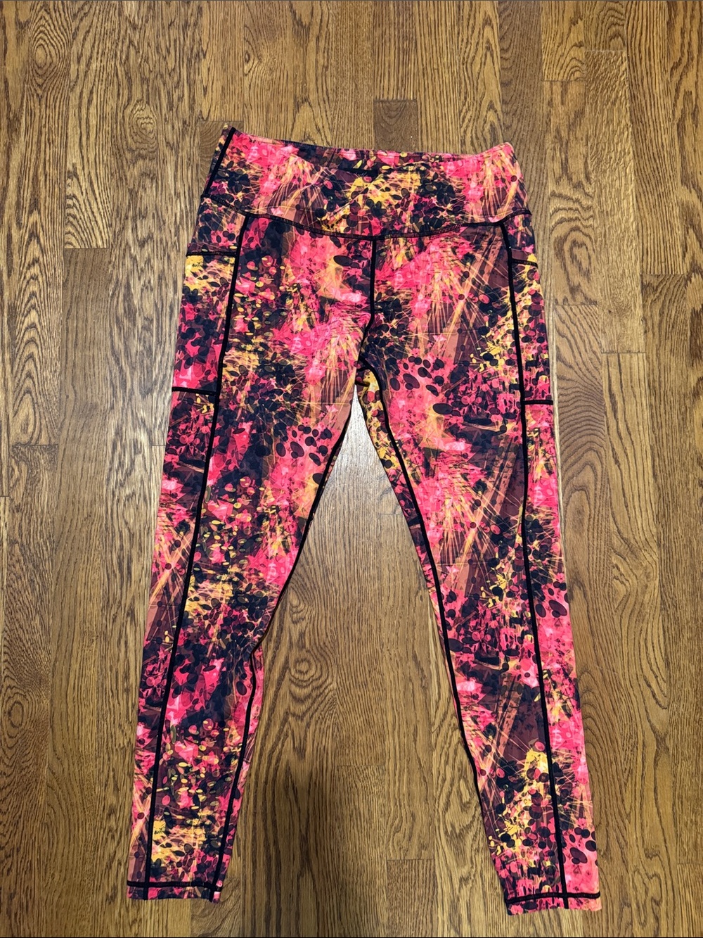 Constantly Varied Gear Neon Abstract Print Leggings size XL